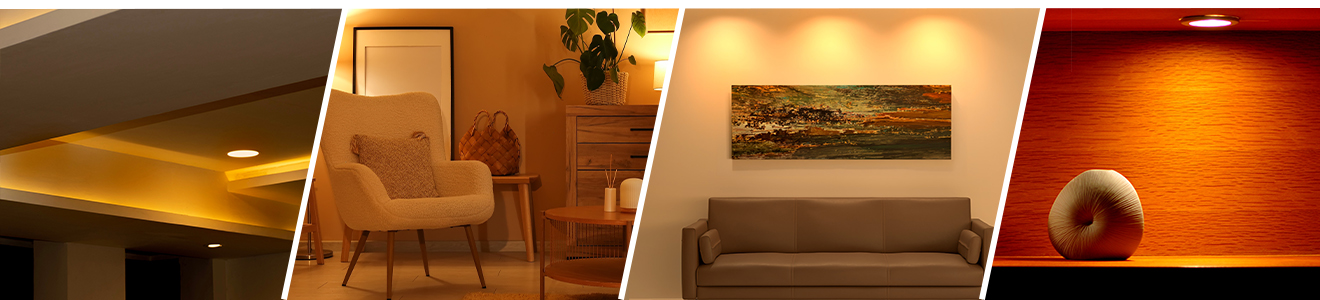 Inbouwspots 2200 Kelvin flame