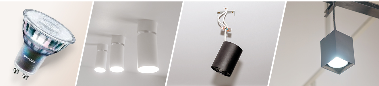 Philips GU10 led opbouwspots