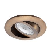 Design inbouwspot dimbaar - 230 volt 5 watt - 600 lumen- gunmetal - IP65