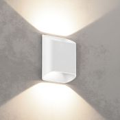 Led wandlamp zoals Trapz - up & down dimbaar - 10 watt - wit