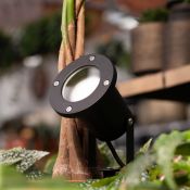 Tuin Prikspot – Philips GU10 – kantelbaar – zwart – 4000K – IP65