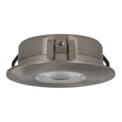 Led inbouwspot 12 / 24 volt - dimbaar - 3 watt 305 lumen - nikkel