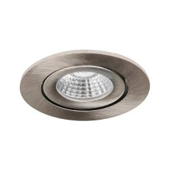 Mini led inbouw spot dimbaar - 5 watt 450 lumen - nikkel - 1800-2700k
