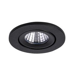 Mini led inbouw spot dimbaar - 5 watt 450 lumen - zwart - 1800-2700k