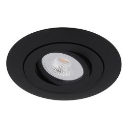 Inbouw led spot xl dimbaar 5 watt 300 lumen zwart 1800-2700k