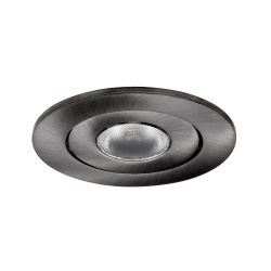 Led inbouwspotje - dimbaar - 230 volt - 3 watt - 340 lumen - gunmetal