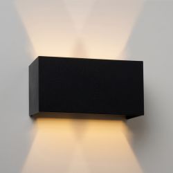 Led wandlamp - up & down - dimbaar - 12 watt - 800 lumen - zwart