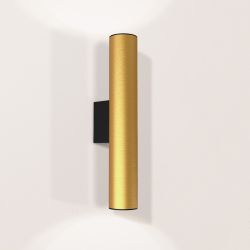 Led wandlamp - up & down - dimbaar - 12 watt - 1200 lumen - goud