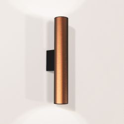 Led wandlamp - up & down - dimbaar - 12 watt - 1200 lumen - brons