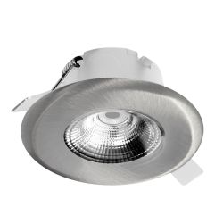 Inbouwspot - dimbaar - 6 watt - 425 lumen - nikkel