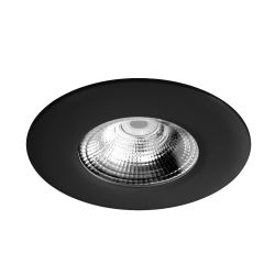 Centraaldoos - inbouwspot - dimbaar - 6 watt - 412 lumen - zwart