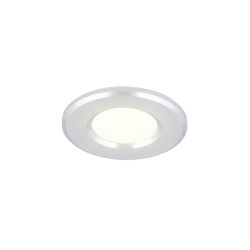 Mini led inbouwspotje dimbaar  230 volt  3 watt  350 lumen nikkel 3000k