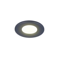 Mini led inbouwspotje dimbaar  230 volt  3 watt  350 lumen zwart dim to warm