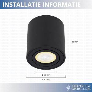 philips_gu10_led_opbouwspot_al240gu10huea-installatie-informatie-zw-nieuw