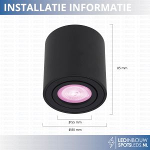 philips_gu10_led_opbouwspot_al240gu10huewc-installatie-informatie-zw-nieuw